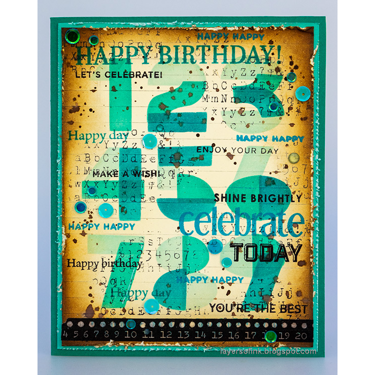 Simon Says Stamp Stencils Layered Numbers mt221701 Stamptember Birthday Card | color-code:ALT04