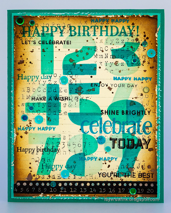 Simon Says Stamp Stencils Layered Numbers mt221701 Stamptember Birthday Card | color-code:ALT04