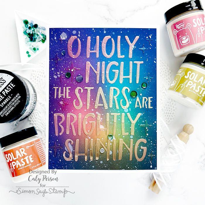 Ranger Simon Hurley Solar Paste Set Of 6 ranger169 O Holy Night Card | color-code:ALT01