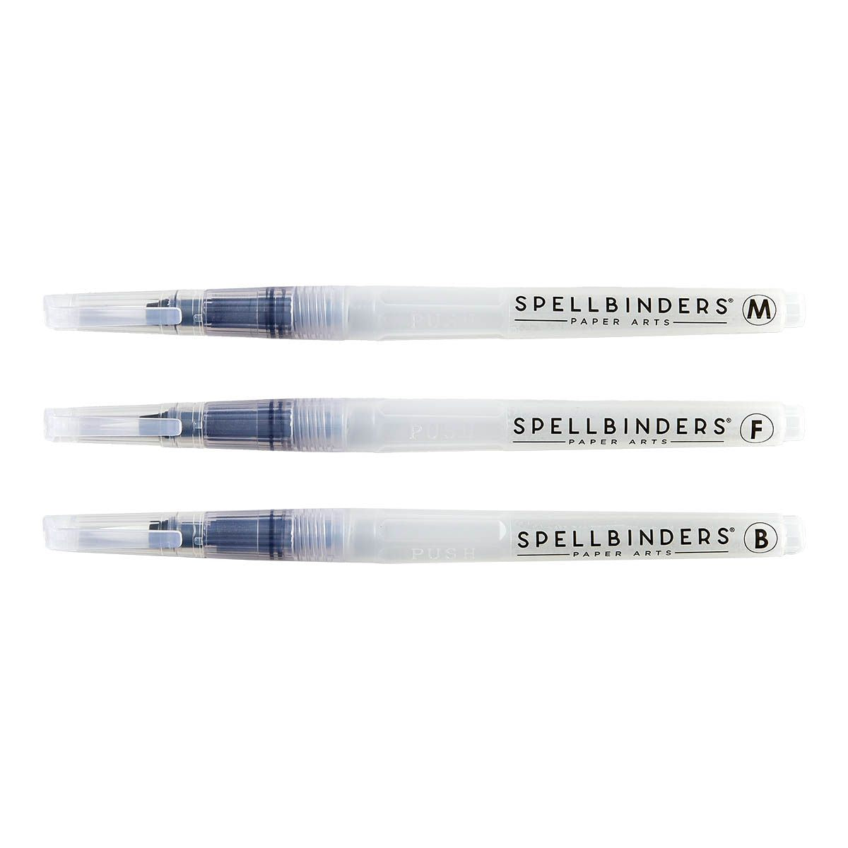 t-061 Spellbinders Water Brush Set 3 Pack