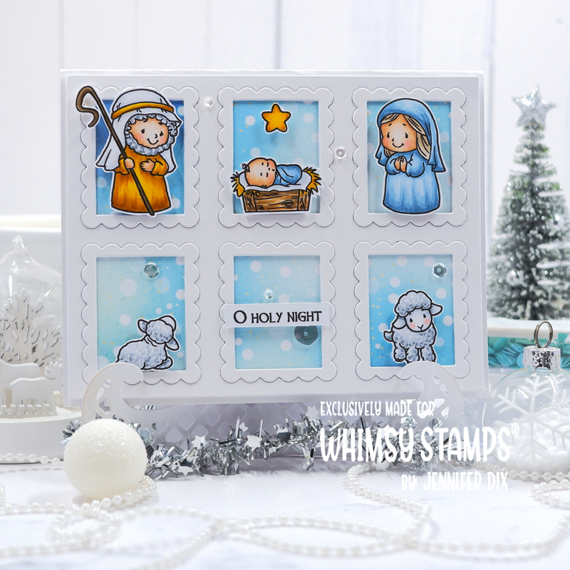 Whimsy Stamps Nativity Clear Stamps c1428 baby jesus