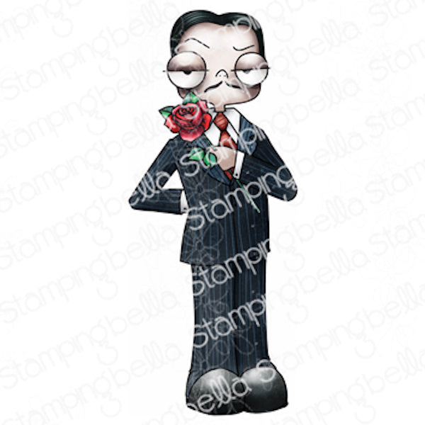 Stamping Bella Oddball Spooky Guy Cling Stamp eb1257