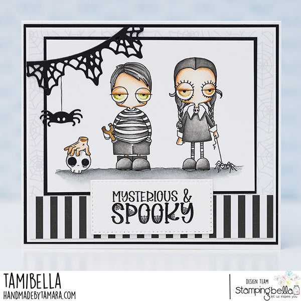 Stamping Bella Oddball Spooky Kids Cling Stamps Eb1259 | Stamping Bella | Crafting & Stamping Supplies from Simon Says Stamp