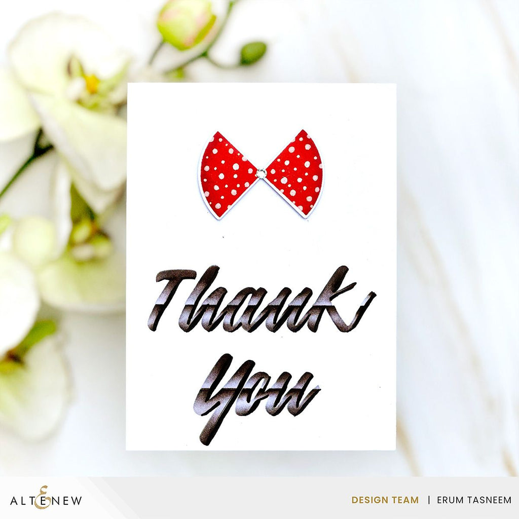 Altenew Crystal Clear Gem Sparkles alt8790 thank you