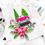 Papertrey Ink Ornament Cloche Clear Stamps 1535 happy holidays | color-code:ALT02
