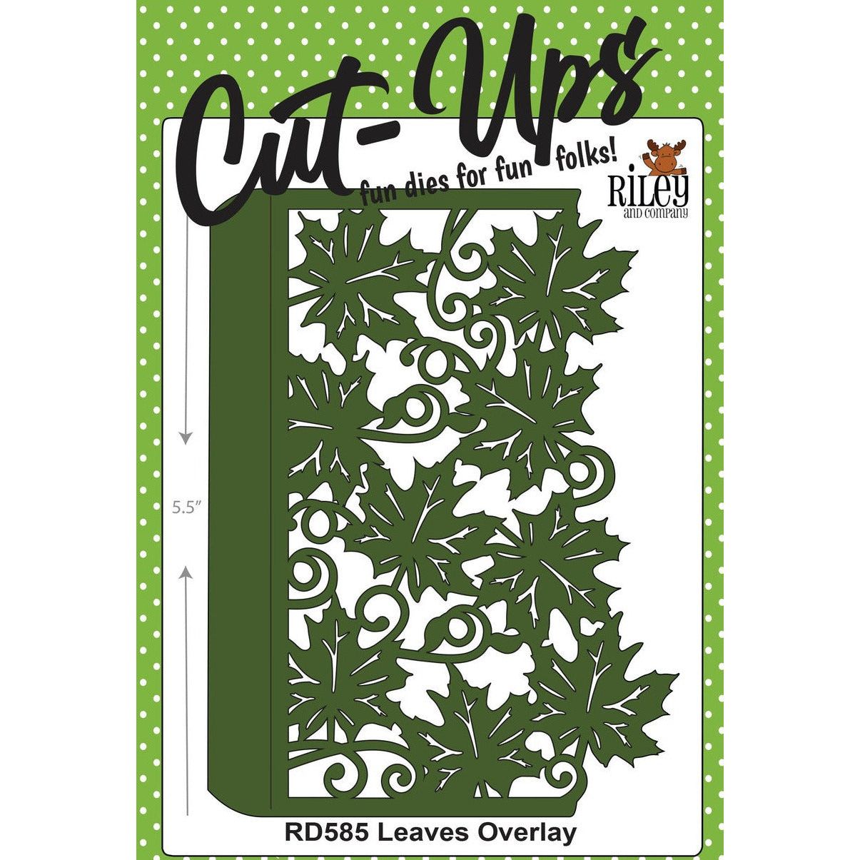 Riley And Company Cut Ups Leaves Overlay rd585