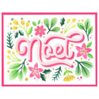 STN-067 Spellbinders Layered Noel Foliage Stencils noel