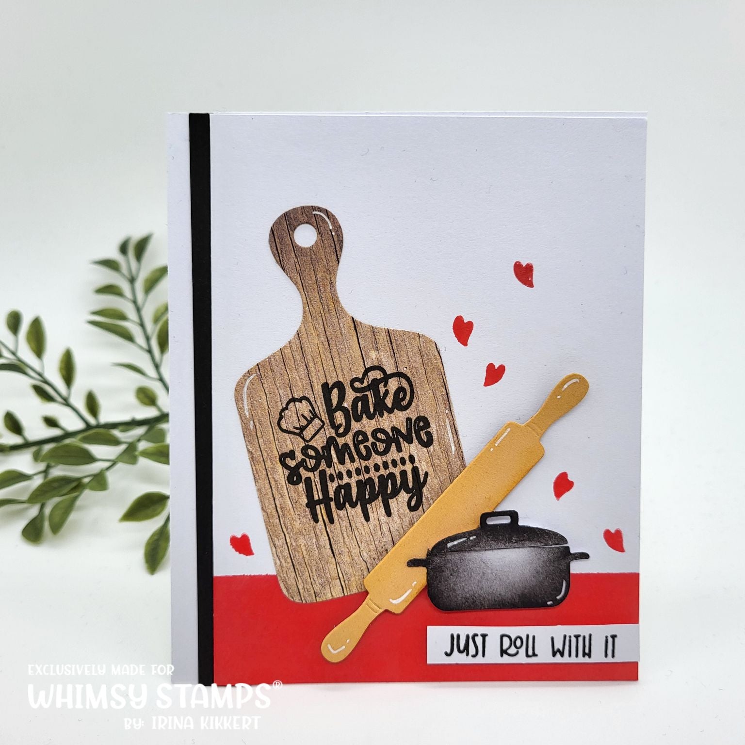 Whimsy Stamps Just Roll with It Clear Stamps cwsd464 just rool with it