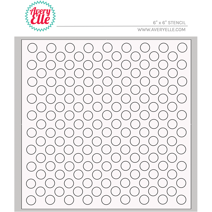 Avery Elle Polka Dots Stencil sl2306