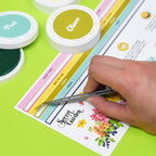Altenew Round Ink Pads Label Set Deco Garden alt7984 stickers