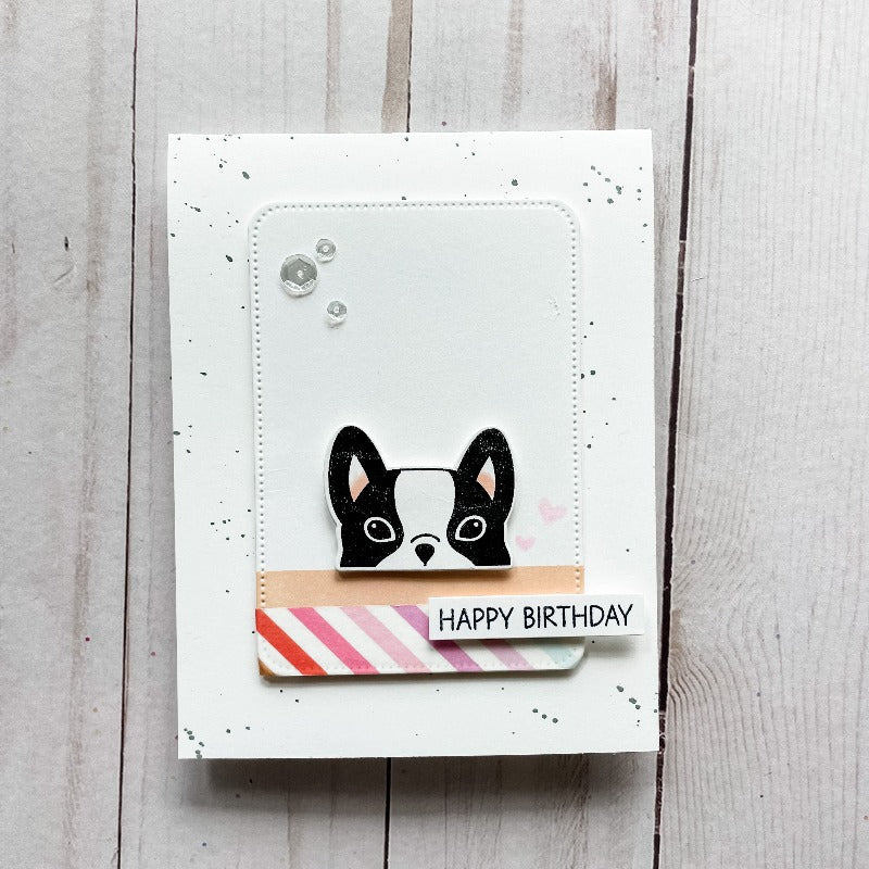 Avery Elle Bright Rainbow Stripes Washi Tape ws2313 happy birthday