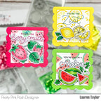 Pretty Pink Posh Mini Scallop Card Dies Fruit