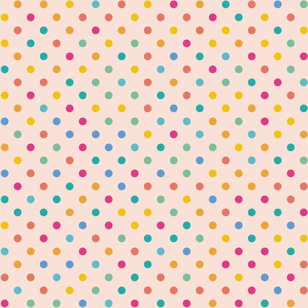 Crafter's Companion All Occasions 6 x 6 Paper Pad cc-pad6-aopatse Colorful Dots