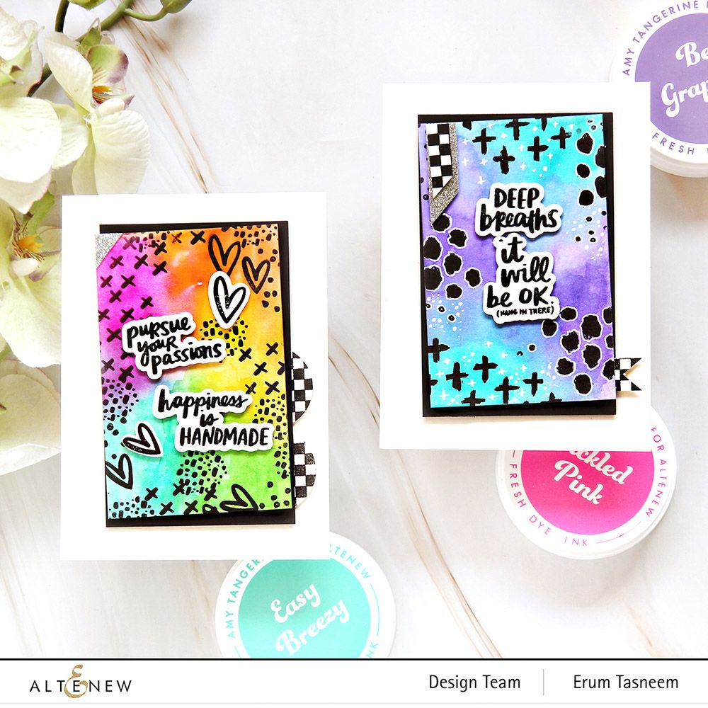 Altenew A Fresh Start Clear Stamps ALT7768 two