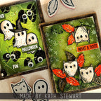 Tim Holtz Layering Stencil Peekaboo ths169 spooky eyes