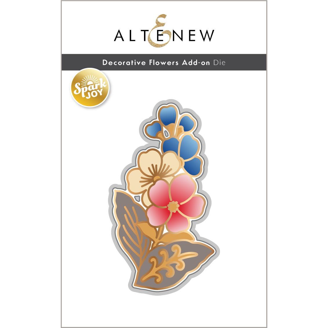 Altenew Spark Joy Decorative Flowers Add On Dies ALT7790