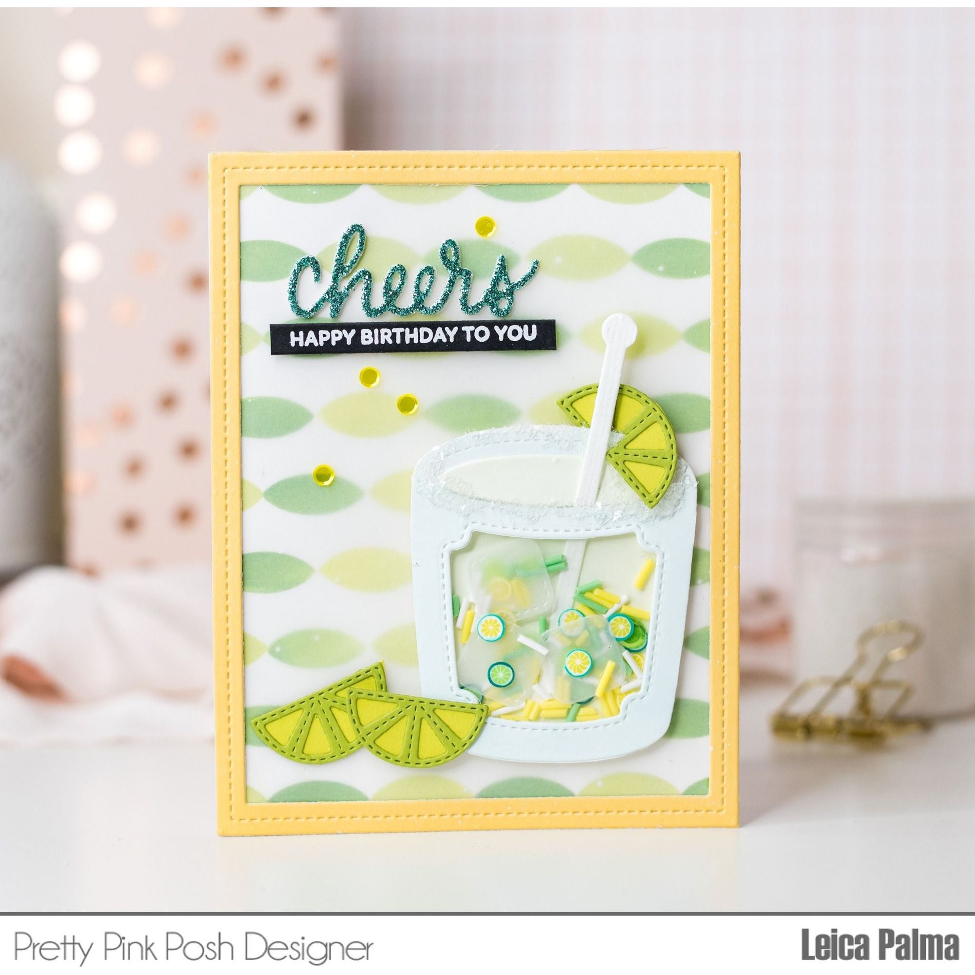 Pretty Pink Posh Fruit Mug Additions Dies Cheers