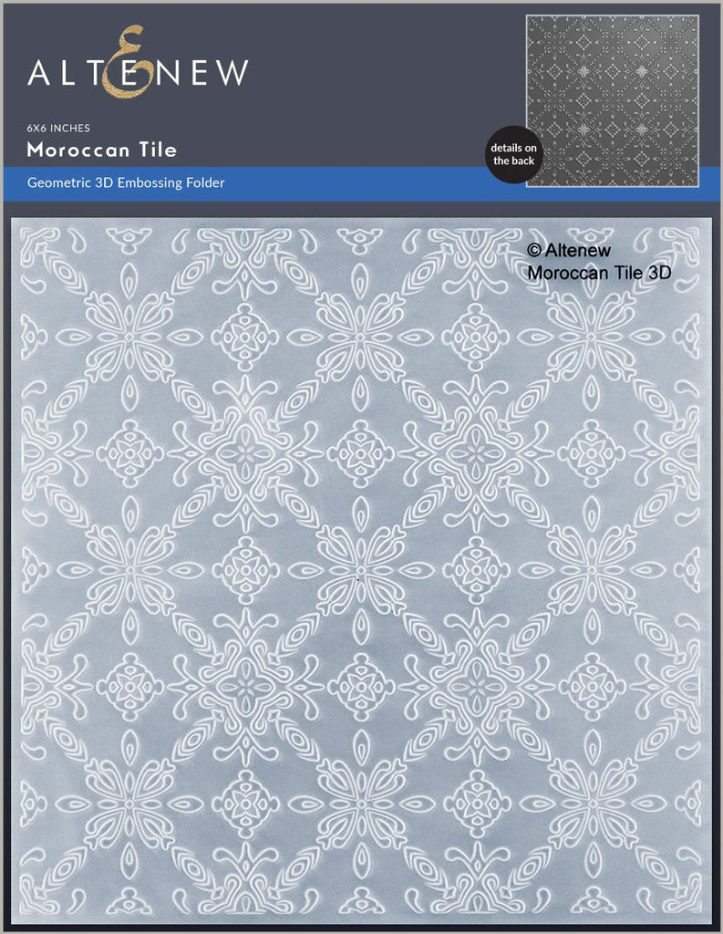 Altenew Moroccan Tile 3D Embossing Folder ALT7879
