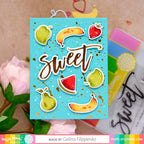 Waffle Flower Oversized Sweet Clear Stamps 421481 fruit