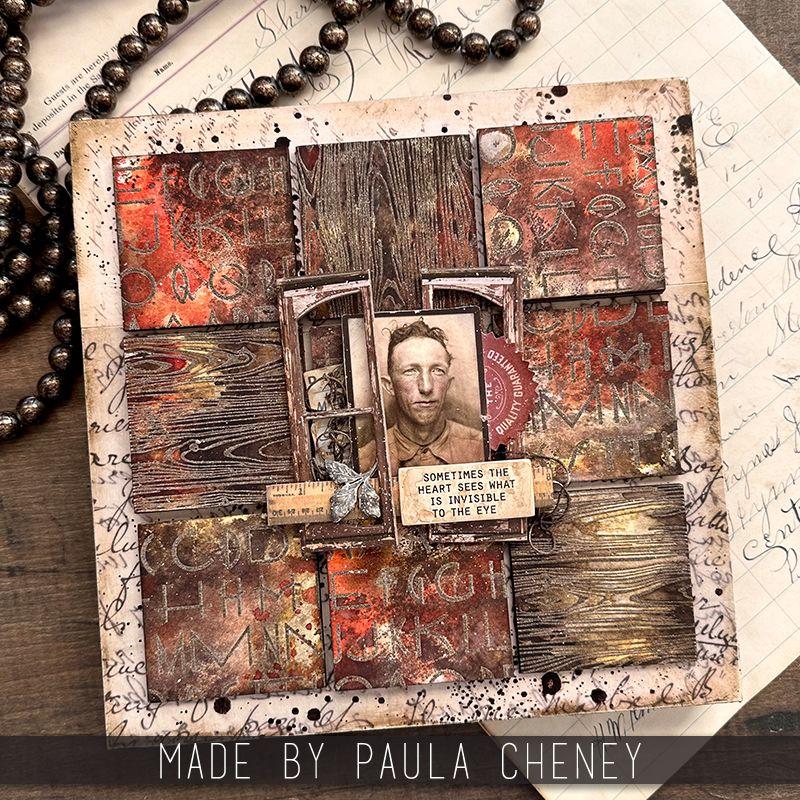 Tim Holtz Distress Ink Pad Scorched Timber January 2024 Ranger tim83443 Multi Media Project