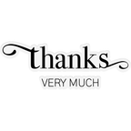 Gemini Thanks Very Much Clear Stamp And Die Set gem-std-fs-thvm Out Of Package View