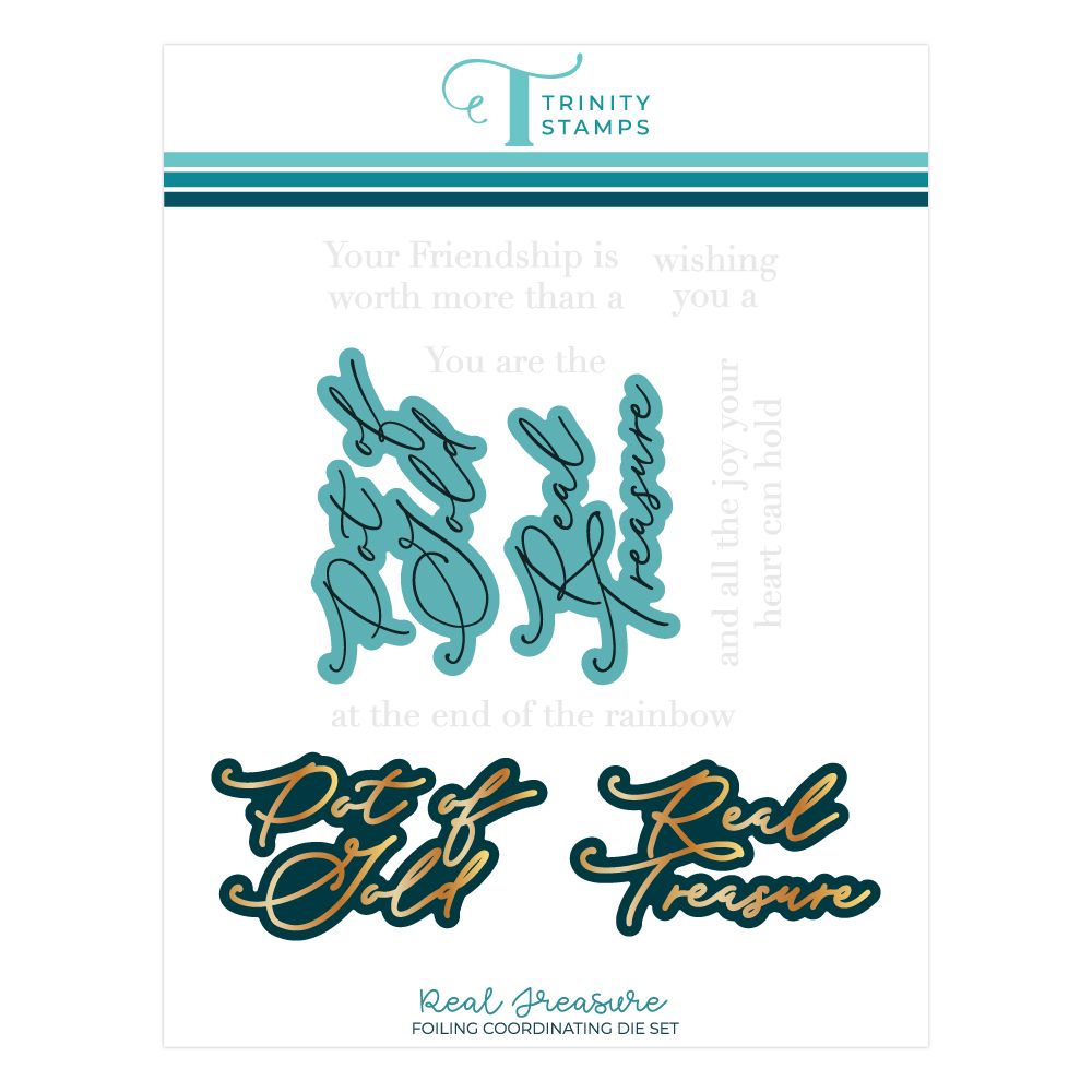 Trinity Stamps Real Treasure Cut And Foil Die Set tmd-c313