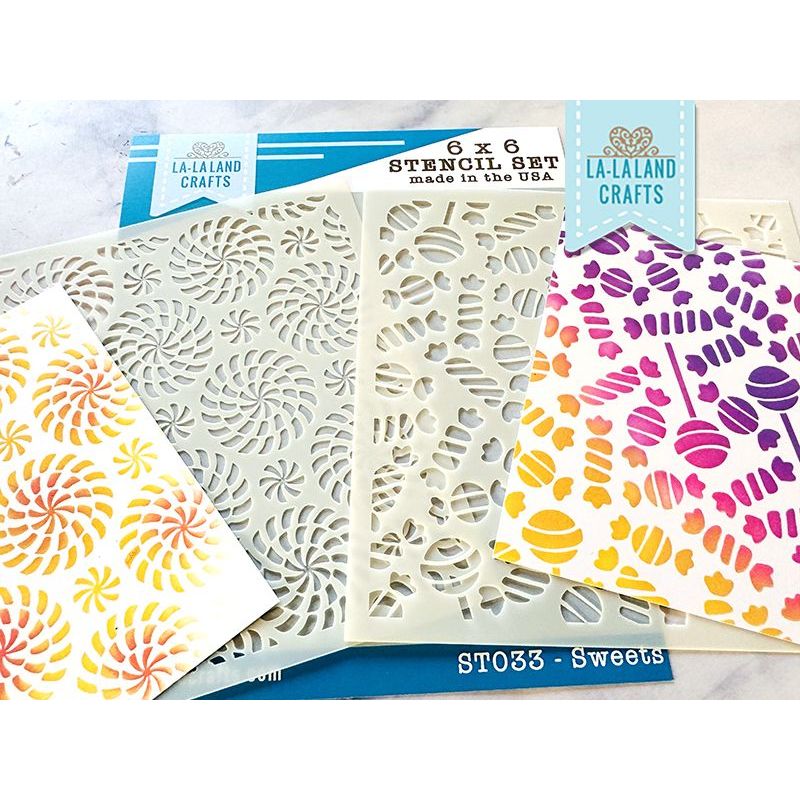 La-La Land Crafts Sweets Stencil st033