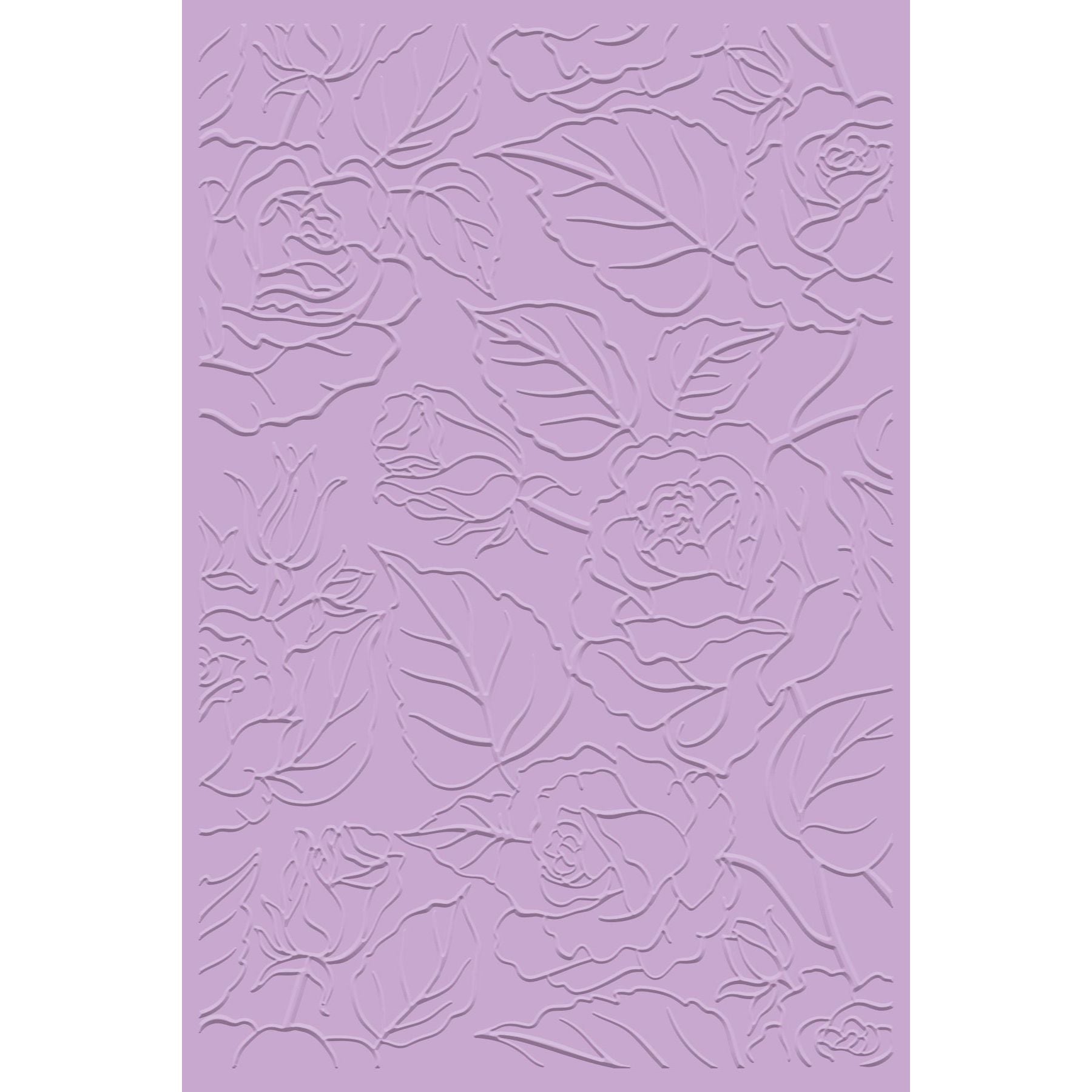 Gemini Garden Roses 2D Embossing Folder gem-ef4-garo Detailed Product View