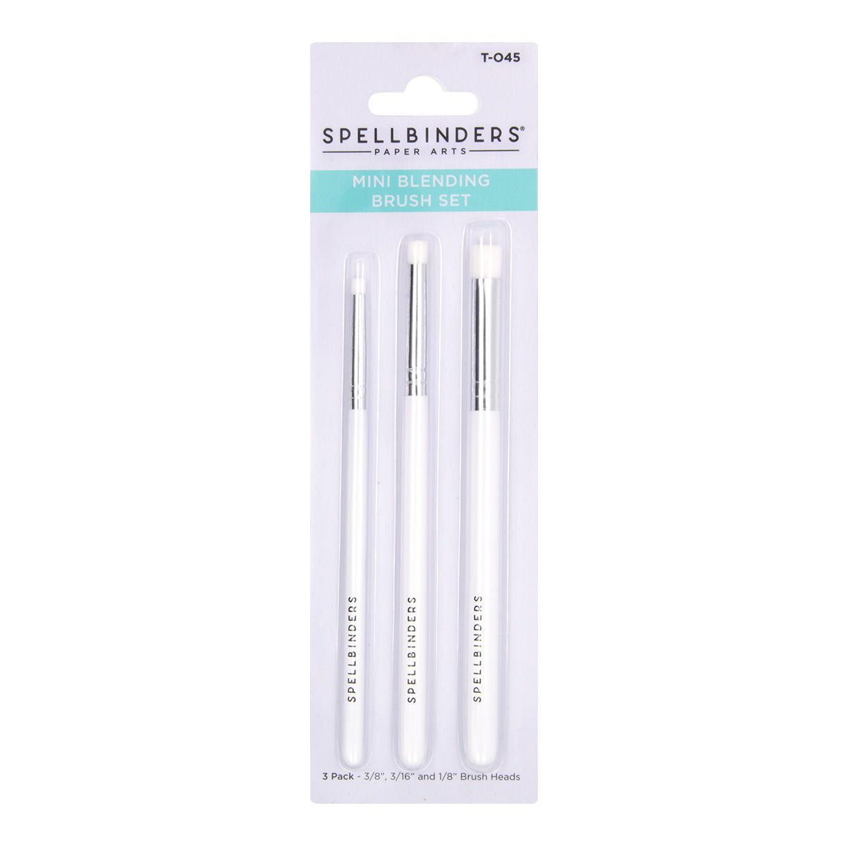 Spellbinders Mini Blending Brushes 3 Pack Card Shoppe Essentials Collection T-045