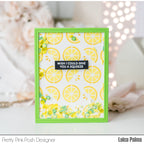 Pretty Pink Posh Layered Citrus Stencils Lemons