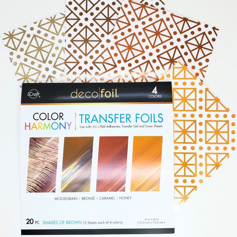 Therm O Web Deco Foil Mod Dots Toner Card Fronts 5688 Shades of Brown