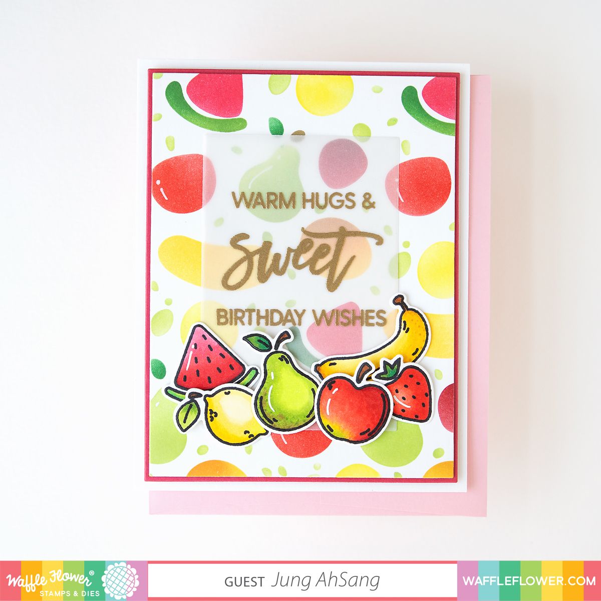 Waffle Flower Oversized Sweet Clear Stamps 421481 birthday