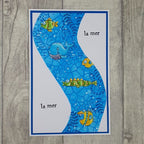 AALL & Create Plenty of Fish A7 Clear Stamps aall858 water