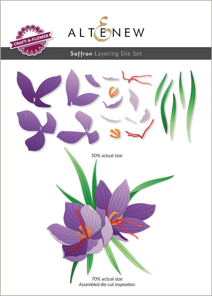Altenew Craft A Flower Saffron Layering Dies ALT7856