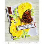 Altenew Glitter Gradient Cardstock Brilliant Red Set ALT7619 Butterfly
