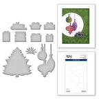 S5-606 Spellbinders Retro Holiday Etched Dies by Simon Hurley three
