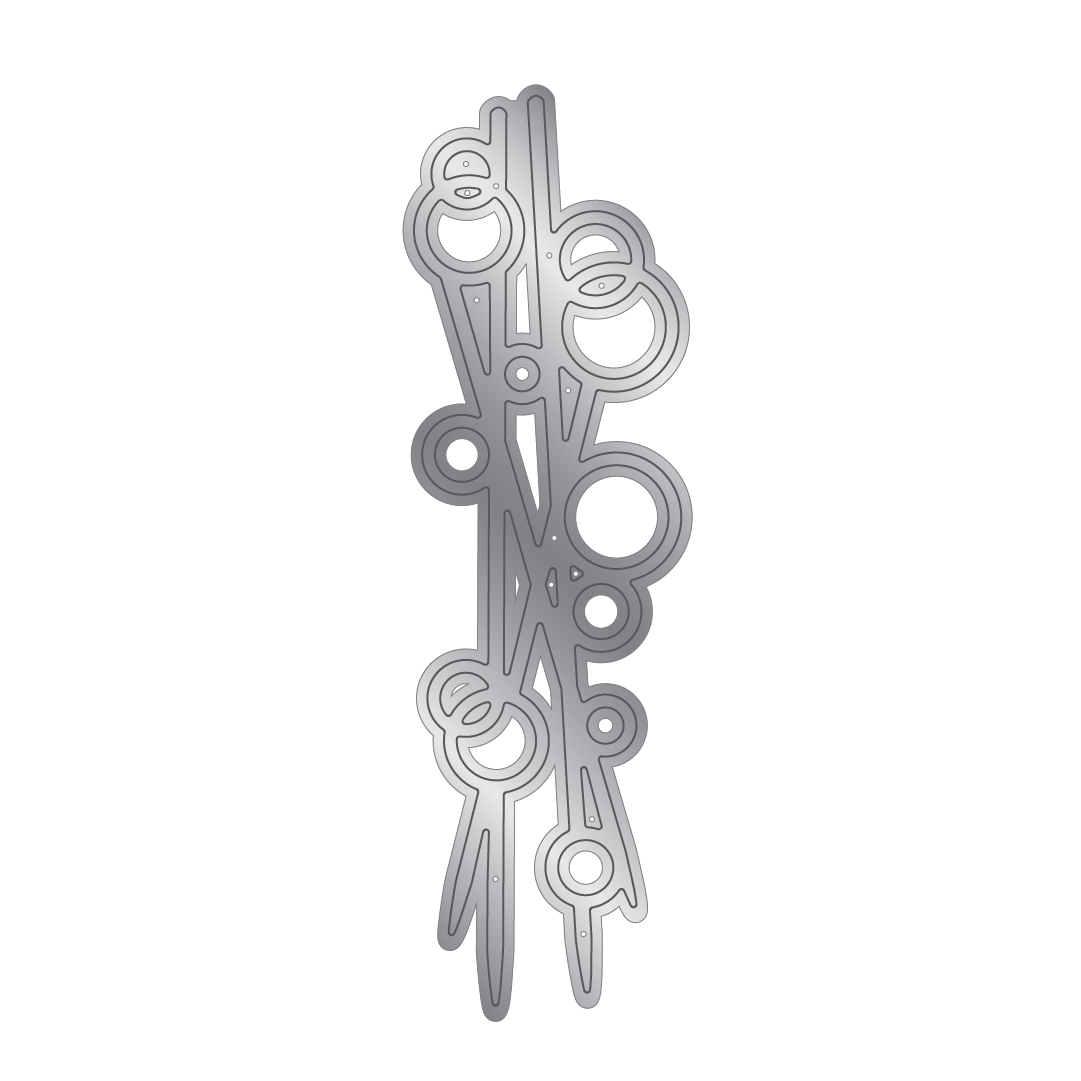 Gemini Entwined Circles Dies gem-md-ele-enci Detailed Die View