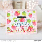 Pretty Pink Posh Large Smile Shadow Dies Smile
