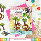 Waffle Flower Jungle Party Matching Dies 421376 birthday