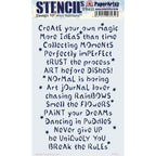 Paper Artsy E3 Nicci Battilana Large Stencil ps425
