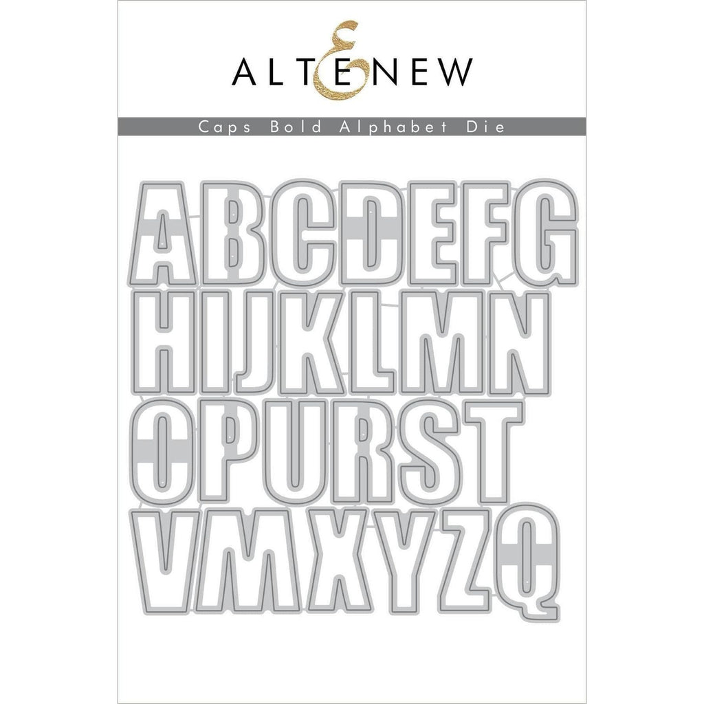 Altenew CAPS BOLD ALPHABET Die ALT2024