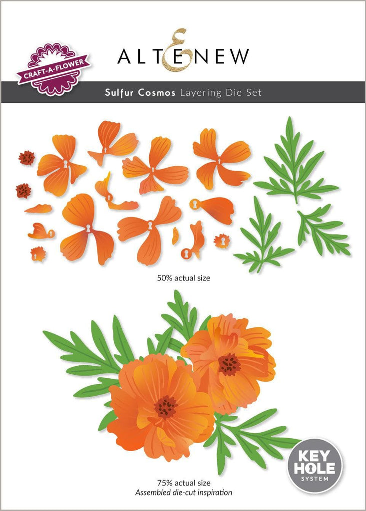 Altenew Craft A Flower SULFUR COSMOS Dies ALT7426