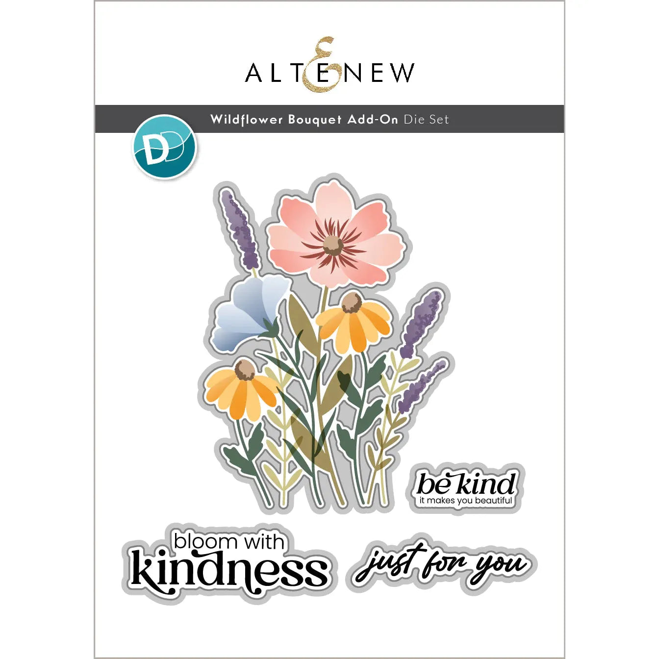 Altenew Dynamic Duo Wildflower Bouquet Add-On Die Set alt8087