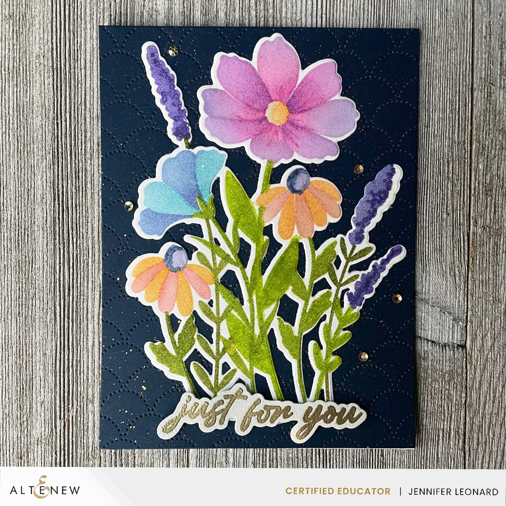 Altenew Dynamic Duo Wildflower Bouquet Add-On Die Set alt8087 just for you