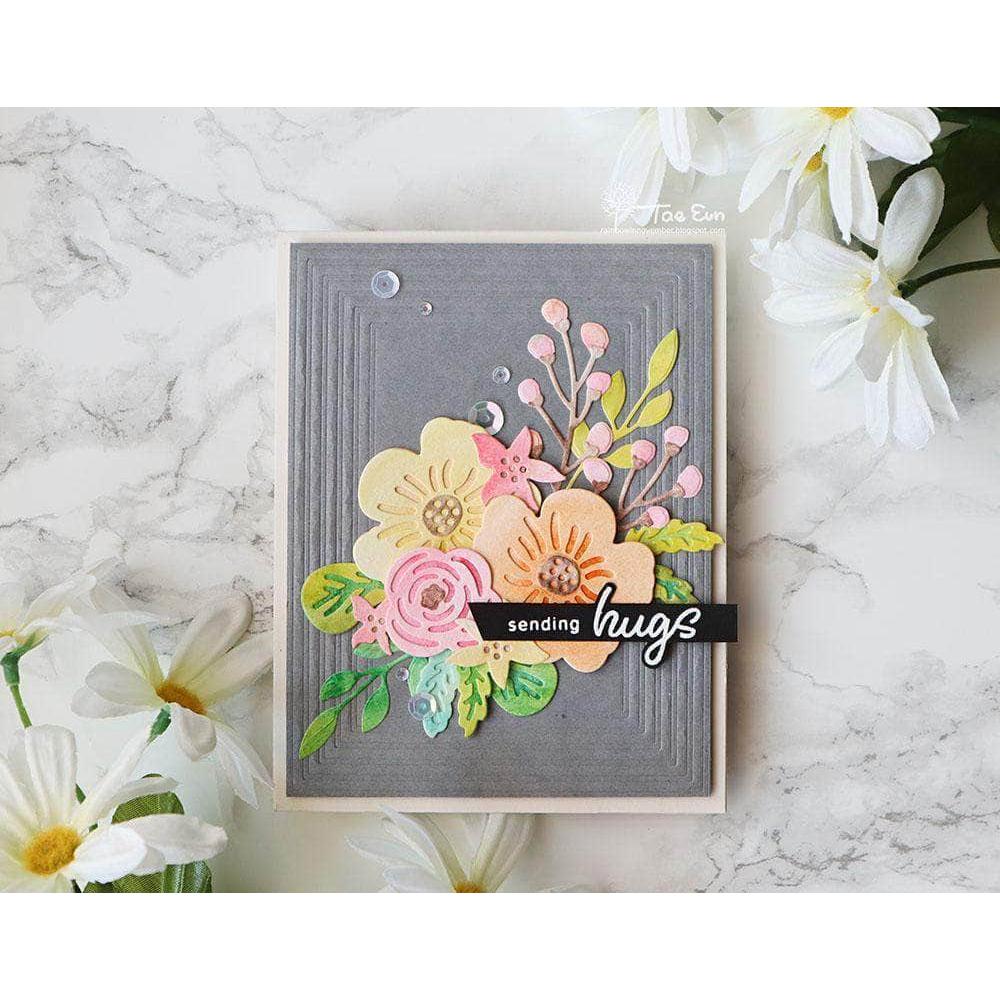 Altenew FINE FRAMES Cover Dies ALT2706 sending hugs