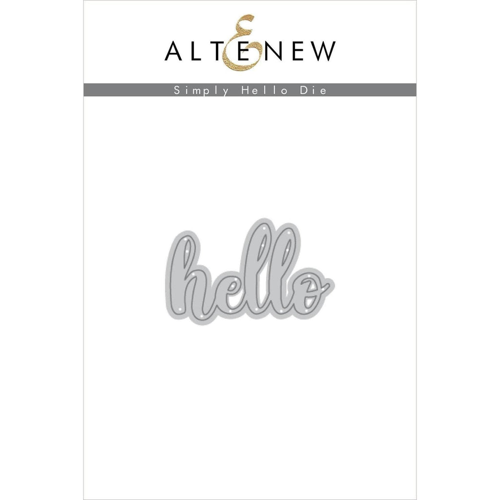 Altenew SIMPLY SAID HELLO Die ALT2435
