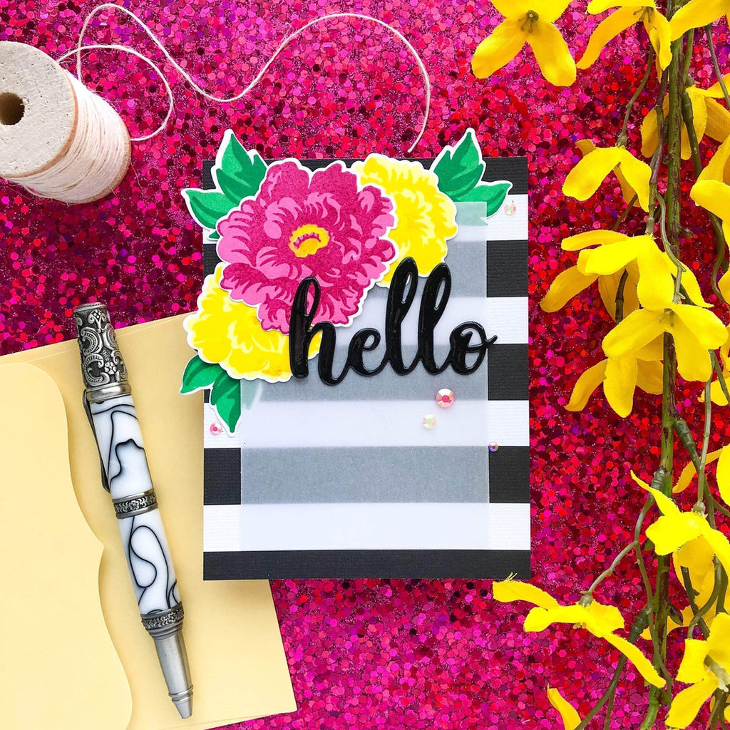 Altenew SIMPLY SAID HELLO Die ALT2435 flower