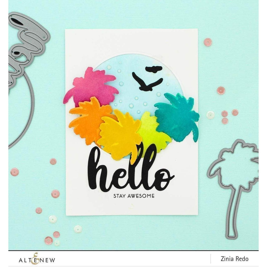 Altenew SIMPLY SAID HELLO Die ALT2435 stay awesome