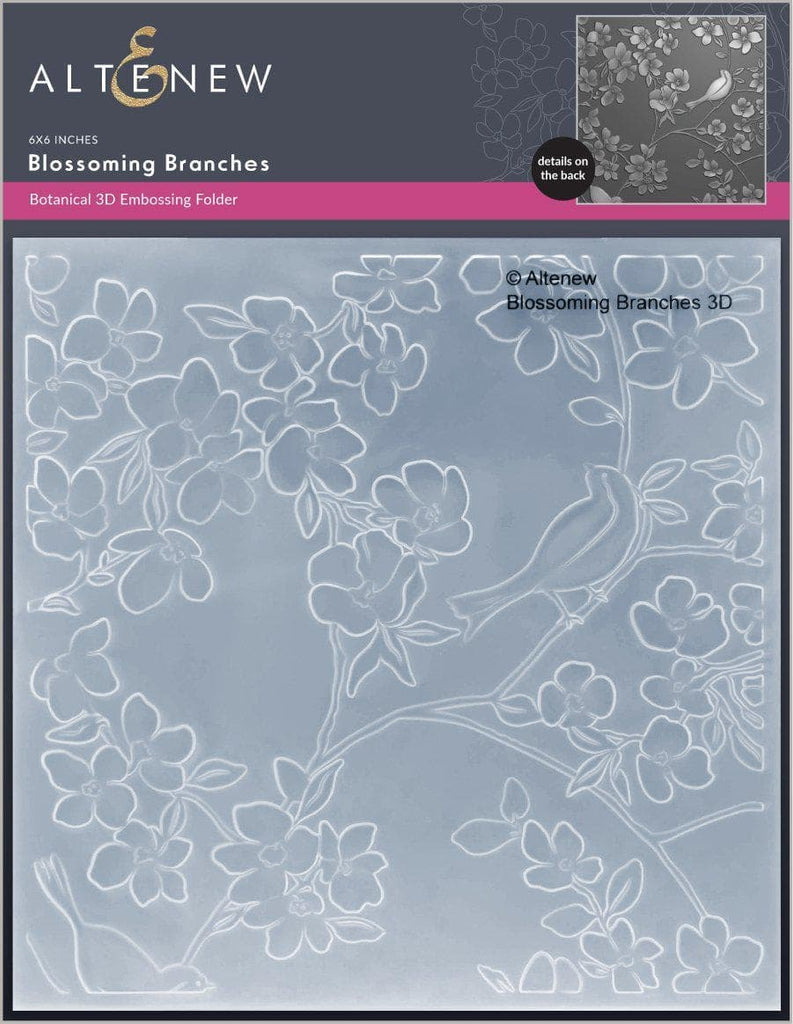 Altenew BLOSSOMING BRANCH 3D Embossing Folder ALT6446