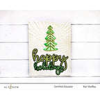 Altenew CROSS WEAVES 3D Embossing Folder ALT6648 happy holidays